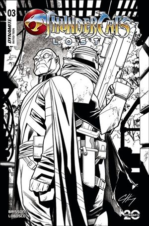 Thundercats: Lost issue 3.00-H Clayton Henry B&W 1:10 Cover