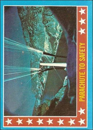 Evel Knievel (Base Set) card 56 Parachute to Safety