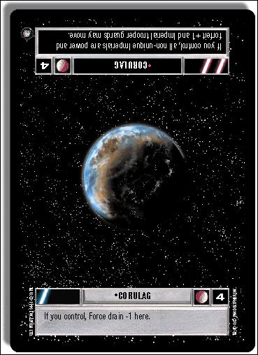 Star Wars: Official Tournament Sealed Deck (Base Set) card 6 Corulag