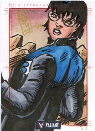 2013 Valiant Comics Preview Trading Card Set (Sketch Card Subset) card NH-02