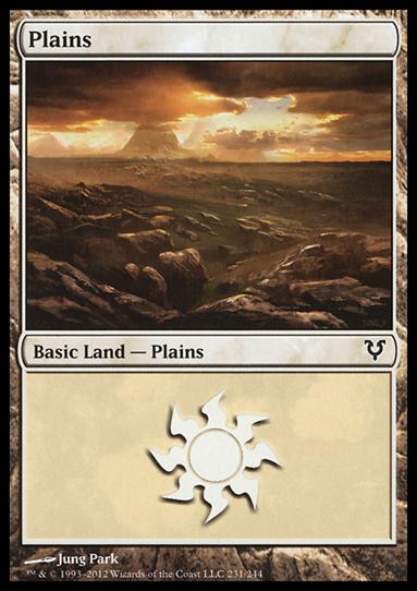 Magic the Gathering: Avacyn Restored (Base Set) card 231 Plains