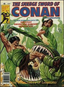 Savage Sword of Conan the Barbarian (Base Set) card 15 Cover Issue #42