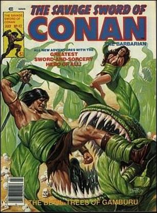 Savage Sword of Conan the Barbarian (Base Set) card 15 Cover Issue #42