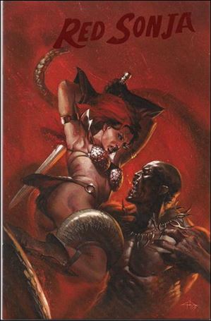 Red Sonja vs Thulsa Doom issue 1-C Gabriele Dell'Otto Red Foil Cover