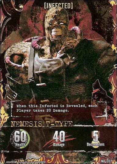 Resident Evil (Base Set) card MA-007 Nemesis T-Type