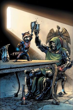 Doctor Doom & Rocket Raccoon issue 1-F Gary Frank Virgin 1:100 Cover