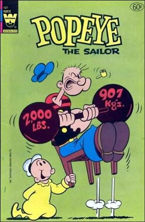 Popeye (1948) issue 167 Yellow Whitman Logo
