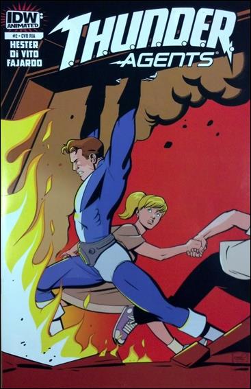 T.H.U.N.D.E.R. Agents (2013) issue 2-B Sharpe Brothers 1:10 "IDW Animated" Cover