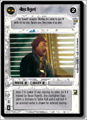 Star Wars: Jabba's Palace Limited (Base Set) card 120 Rayc Ryjerd