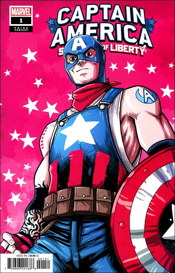 Captain America: Sentinel of Liberty (2022) issue 1-E Luciano Vecchio Pride Month Cover