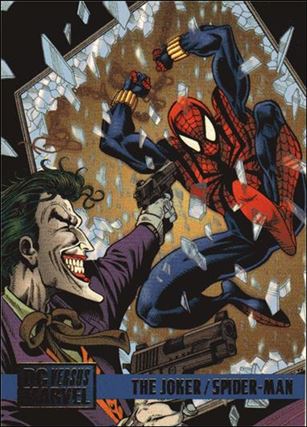 DC Versus Marvel / Marvel Versus DC (Base Set) card 78 The Joker/Spider-Man