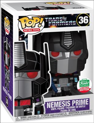 POP! Retro Toys figure 36 Nemesis Prime Funko Shop Exclusive