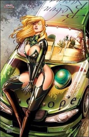 Grimm Fairy Tales Presents Robyn Hood: Wanted issue 1-F Jen Broomall Heroes Convention Green Cover 1/250
