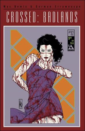 Crossed: Badlands issue 92-F Art Deco Cover