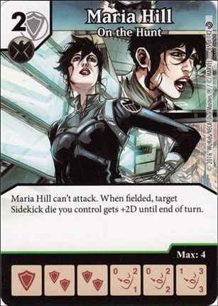 Marvel Dice Masters Civil War card 85 Maria Hill: On the Hunt