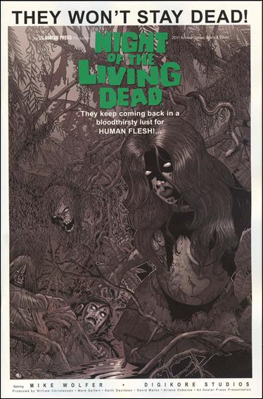 Night of the Living Dead Annual issue 2011-D Classic Black & White Cover