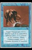 Magic the Gathering: 4th Edition (Base Set) card 110 Unstable Mutation