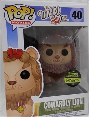 POP! Movies figure 40-B Cowardly Lion (Flocked) Gemini Collectibles