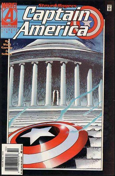 Captain America (1968) issue 444-B Newsstand Edition without Overpower Cards