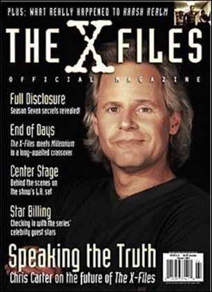 Official X-Files Magazine Volume 1 issue 12-B Chris Carter Cover