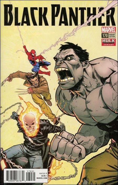 Black Panther (1977) issue 170-B Anna Rud Hulk Cover