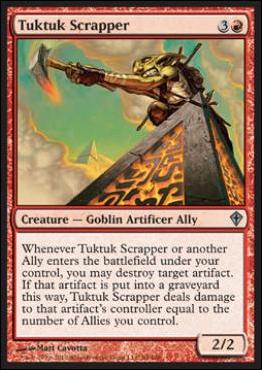 Magic the Gathering: Worldwake (Base Set) card 94 Tuktuk Scrapper