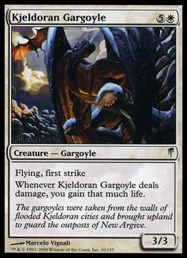 Magic the Gathering: Coldsnap (Base Set) card 10 Kjeldoran Gargoyle