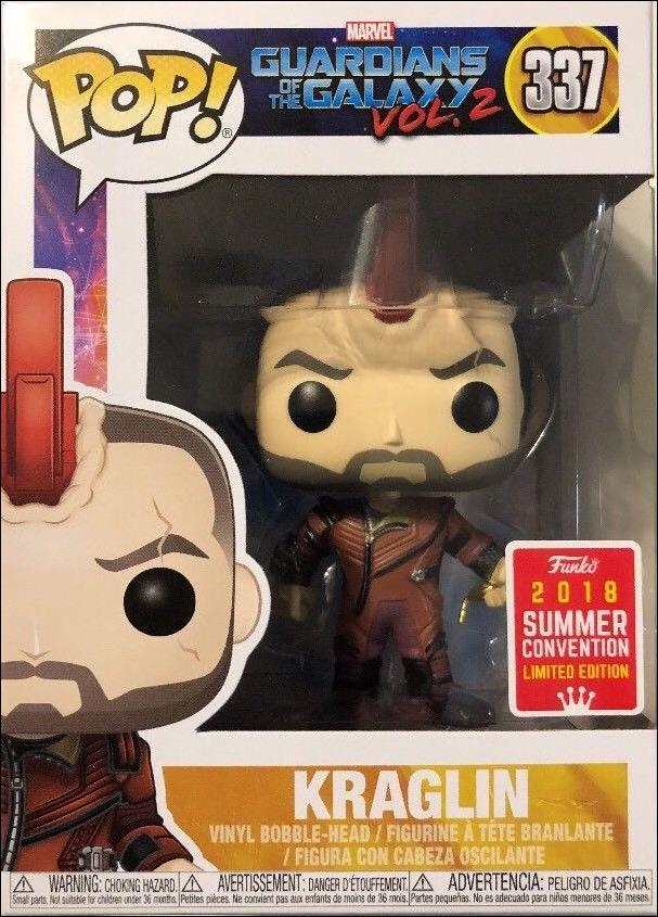 POP! Marvel figure 337-B Kraglin 2018 Summer Convention Exclusive