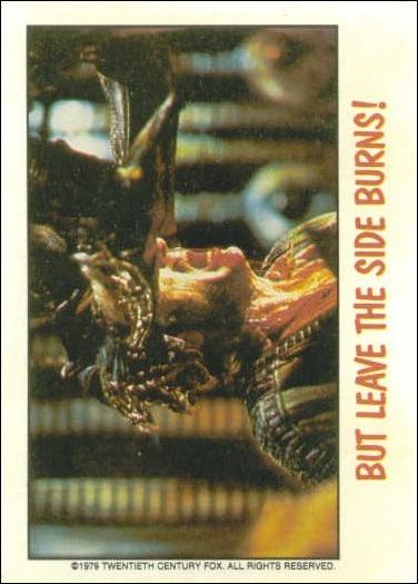 Fright Flicks (Base Set) card 70 "But leave the side burns!"