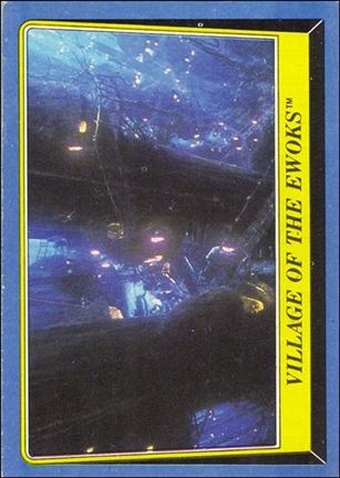 Star Wars: Return of the Jedi: Series 2 (Base Set) card 175 Village of the Ewoks