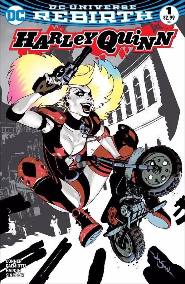 Harley Quinn (2016) issue 1-TE Jason Pearson Dimension X Black & White  Cover