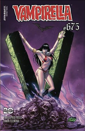Vampirella (2019) issue 675-R Retailer Ex. Franck Uzan Homage Cardstock Cover