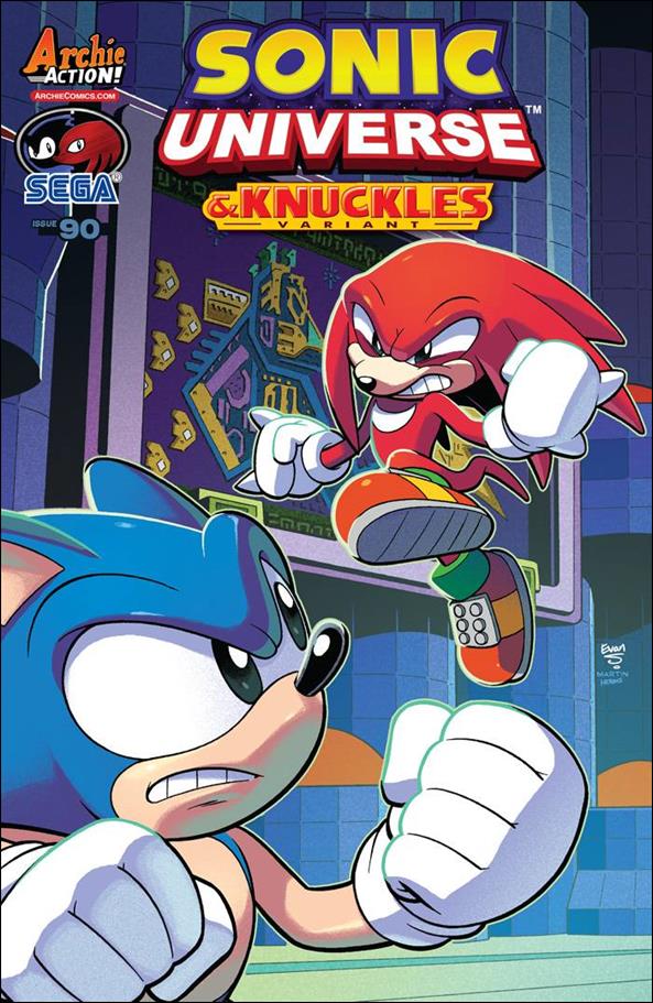 Sonic Universe issue 90-B Evan Stanley Cover