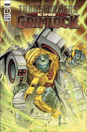 Transformers: King Grimlock issue 1-B Agustin Padilla Cover