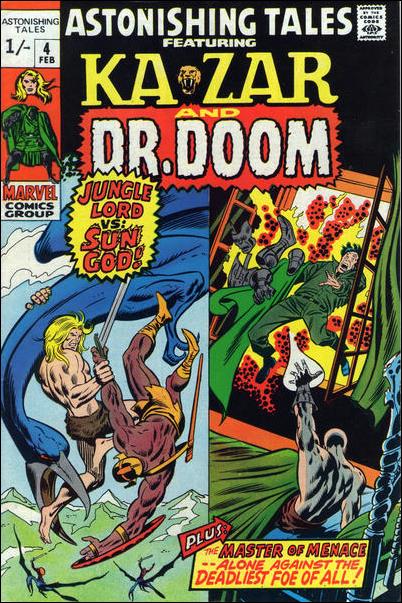 Astonishing Tales (1970) issue 4-B UK Price Cover