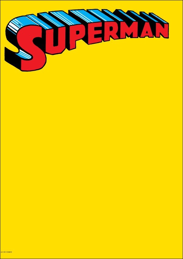 Superman (1939) issue 1-G Facsimile Edition 2025 Blank Cardstock Cover