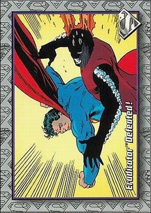 Return of Superman (Base Set) card 84 Eradicator Defeated!