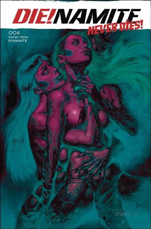 Die!namite Never Dies issue 4-G Lucio Parrillo Ultraviolet Cover