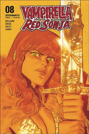 Vampirella / Red Sonja issue 8-C Leonardo Romero Cover