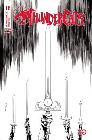 Thundercats (2024) issue 16.00-P Declan Shalvey B&W 1:10 Cardstock Cover