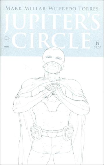 Jupiter's Circle (2015/04) issue 6-C Black & White Cover