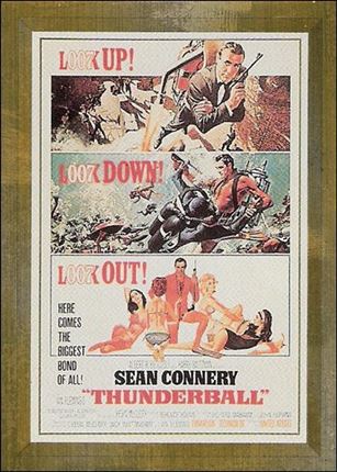 James Bond Connoisseur's Collection Volume One: The '60s (Metalworks Posters Subset) card P04 Thunderball