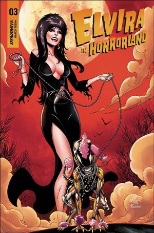 Elvira in Horrorland issue 3-B John Royle Cover