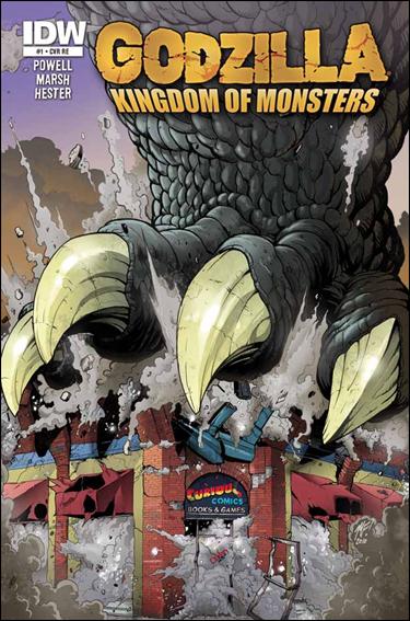 Godzilla: Kingdom of Monsters issue 1-NA Curious Comics Cover 1/500