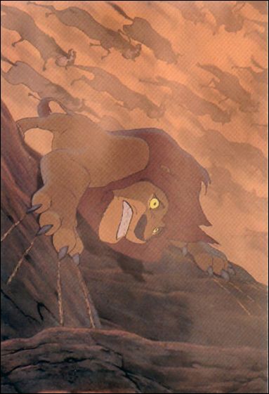 Lion King: Series 1 (Base Set)  card 30 Mufasa Fears for His Life