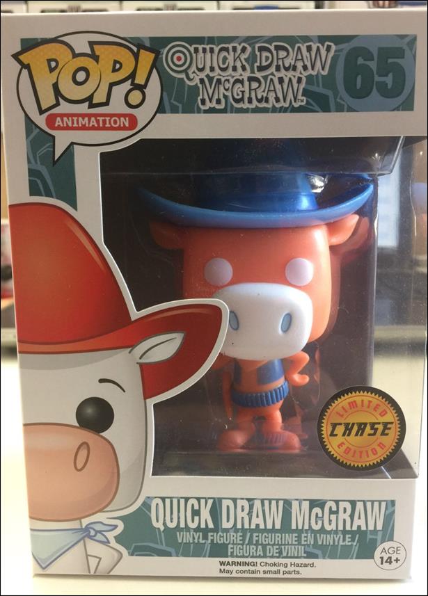 POP! Animation figure 65-B Quick Draw McGraw Orange Chase Edition
