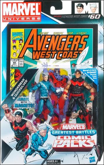 Marvel Universe: Marvel's Greatest Battles (Comic-Packs) figure 11 Wonder Man and Quicksilver