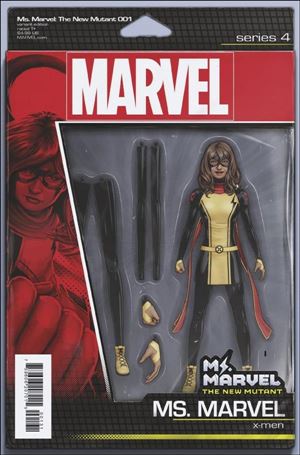 Ms. Marvel: The New Mutant issue 1-E John Tyler Christopher Action Figure Cover