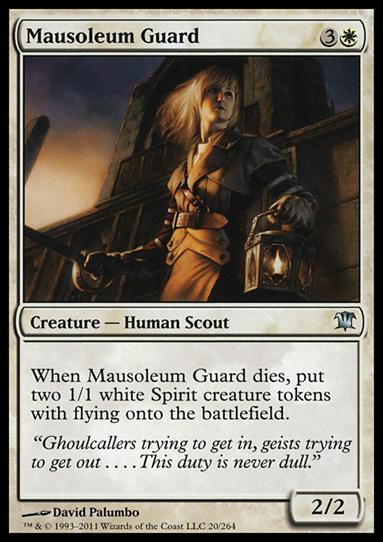 Magic the Gathering: Innistrad (Base Set) card 20 Mausoleum Guard