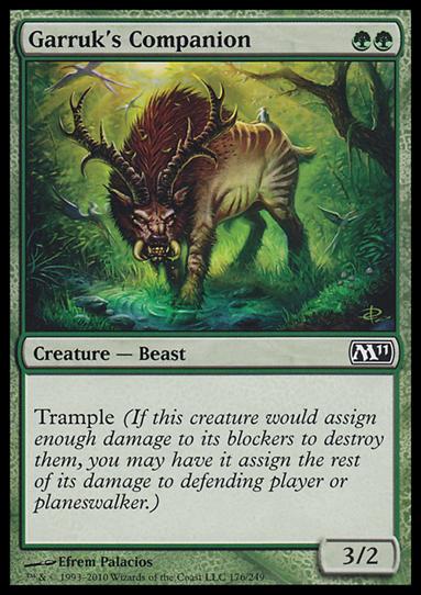 Magic the Gathering: 2011 Core Set (Base Set) card 176 Garruk's Companion